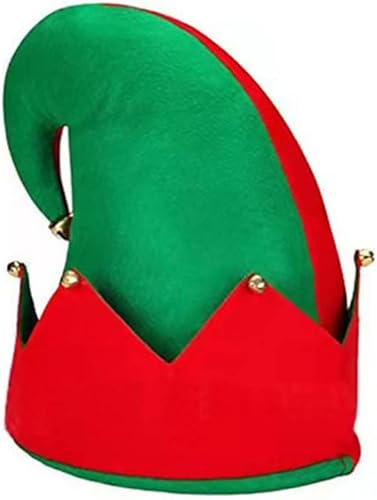 Miniatura 6 de Disfraz de elfo de Papá Noel para niñas vestido de tutú de Halloween con sombrero de elfo trajes de vacaciones de Navidad para niños de 2 a 12 años