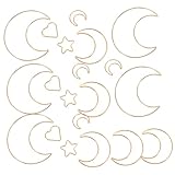 PRETYZOOM Juego de Aros de Macramé de Metal para Atrapasueños 3 Formas para Proyectos de Manualidades Y Decoraciones