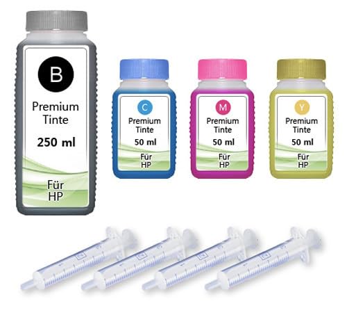 Inkadoo 400ml Drucker Tinte kompatibel für HP 302 302XL DeskJet 1110 2130 3630 3631 3632 3633 3634