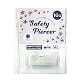 医療用ステンレス製ピアッサー OEM109WL サファイア（人工石）【片耳用】JPS(ジェーピーエス）