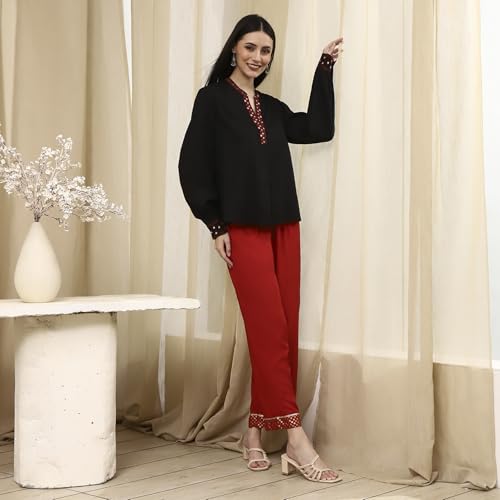 Image of BIBA Women's Straight Palazzo