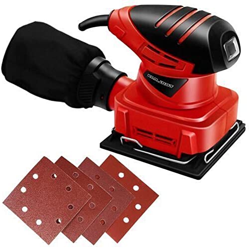1/4 Sheet Pad Small Palm Sander Electric Finishing Detail Polisher