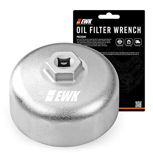EWK 86mm 16-Flute Oil Filter Wrench, Heavy-Duty Cup Tool for BMW...