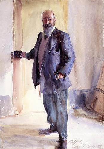Toile John Sargent portrait d'Ambrogio Rafele pour décoration de salon