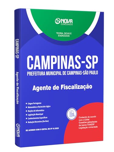 Apostila Prefeitura de Campinas - SP - Agente de Fiscalização