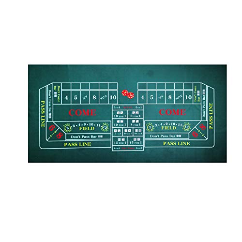 WALIKEN - Alfombrilla de fieltro para mesa (91,4 x 182,8 cm), color verde