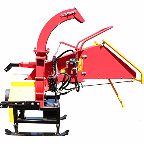 Sanking 8" Pto Wood Chipper Tree Shredder 3 Point Farm Tractor Implement - With Hydraulic Feed #TOP2