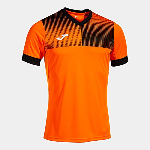 Joma Camiseta Manga Corta Eco Supernova Naranja Negro