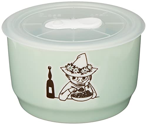 山加商店 MOOMIN (ムーミン) レンジパック 保存容器 キャニスター 径約10cm スナフキン グリーン 電子レンジ 食洗器対応 ムーミン グッズ 北欧 母の日 プレゼント 食器 ギフト 結婚祝い 日本製 MM4703-45