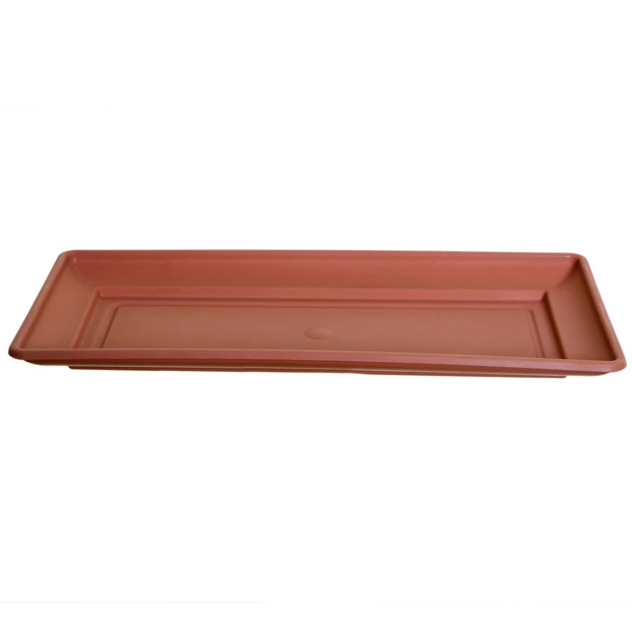 Whitefurze Black Venetian Window Box Tray 40Cm Terracotta