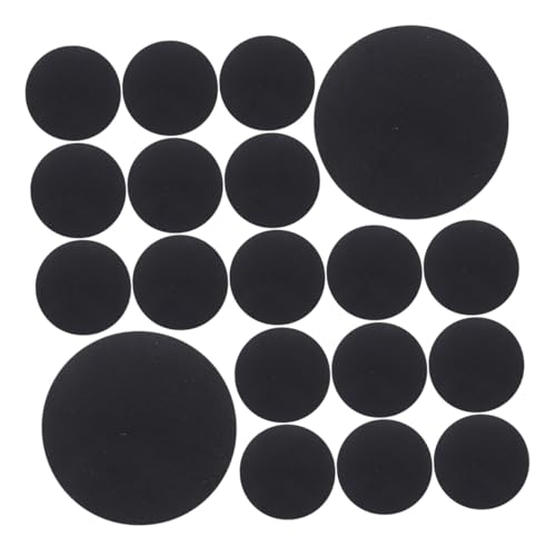 DIYEAH Match Stickers for Crafts 500 Self Adhesive Felt Circles Felt Fabric Sheets for Clothing Decoration