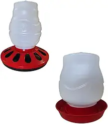 Kit Bebedouros Automático 2l + Comedouros 3,5l Aves Galinha Frango Alimentação Pintinho