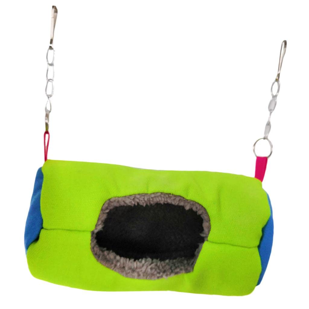 Hamster couchage suspendu pour cage : hamac thermique en peluche pour chinchilla et perroquet