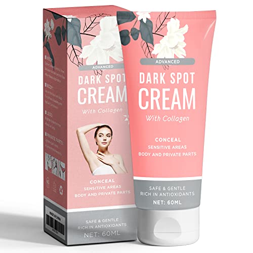Dark Spot Corrector Cream, Dark Spot Remover for Body, Hyperpigmentation Treatment, Age Spot/Sun Spot/Brown Spot Treatment, Instant Result, Moisturizes Armpit, Neck, Knees and Private Parts