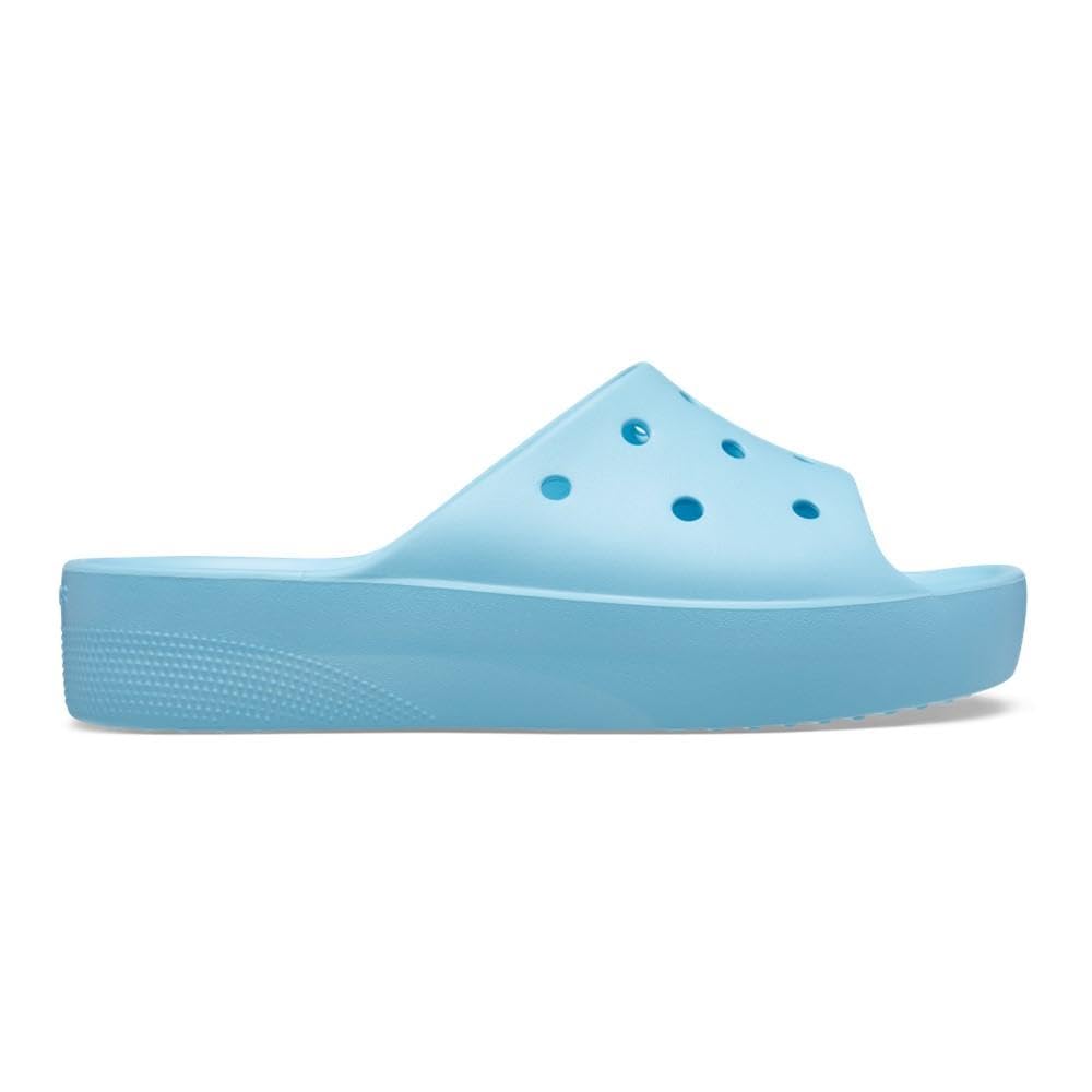 Crocs Women's Classic Platform Slide, Arctic, 8 UK Women