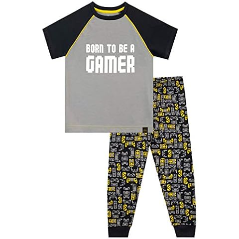 Harry Bear Boys Grey Gamer Pyjamas Age 12-13 Cover