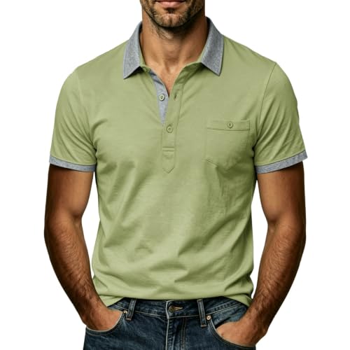 Polo homme d'été en coton parfait pour les terrasses et le bureau