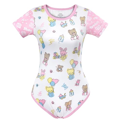 LittleForBig Seidiger Strampler Onesie Schlafanzug Bodysuit - Baby Cuties...