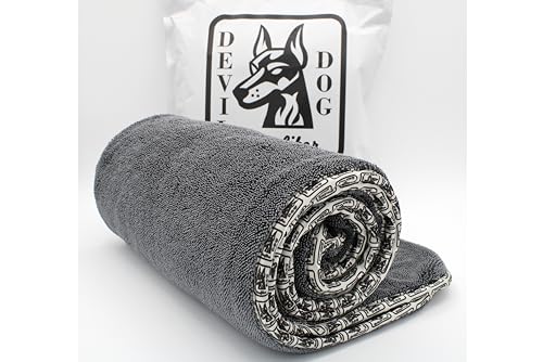 Devil Dog Premium Pet Drying Towel, Ultra-Soft, Highly Absorbent ...