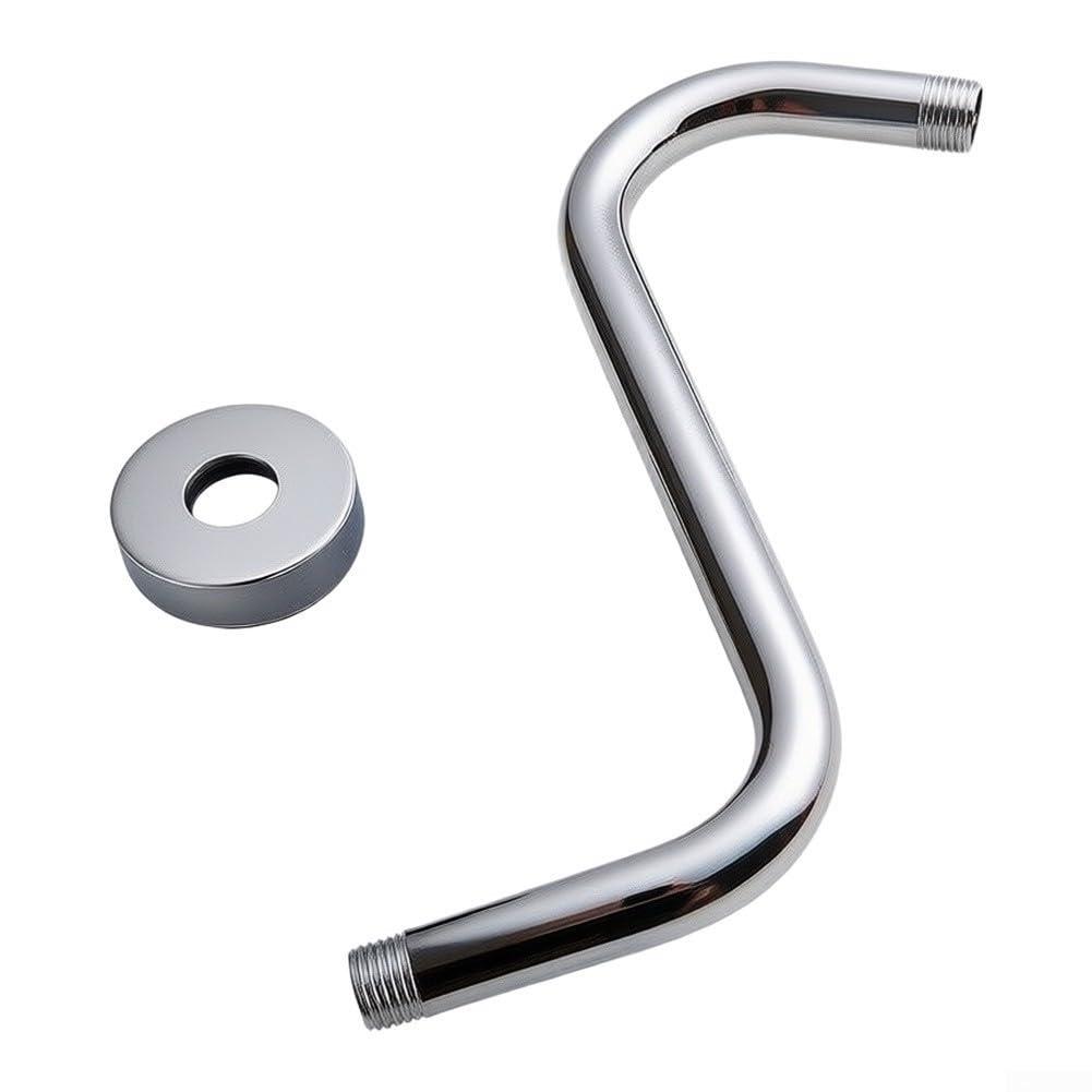 Extensor Brazo para ducha para acero Inoxidable Forma S 10 Pulgadas