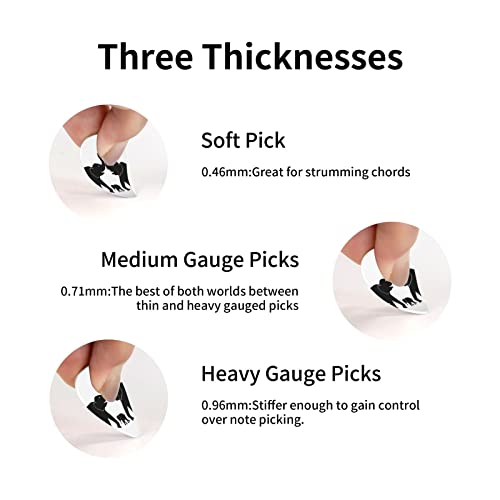 Elephants Lot de 12 médiators tendance et durables dans une boîte pour ukulélé guitare électrique basse - Les Beatles, Paul McCartney, John Lennon, RIngo Starr, George Harrison Elephants Lot de 12 médiators tendance et durables dans une boîte pour ukulélé guitare électrique basse – Image 6