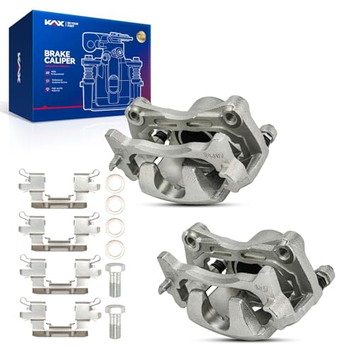 Image of KAX Disc Brake Caliper Assembly Fit for Nissan Altima 2014-2021, Nissan Altima 2013 2.5L, Nissan LEAF 2014-2017, Nissan Altima 2013 3.5L, Front Side