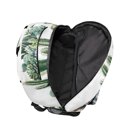 Green Cactus (02) Laptop Backpack for Women Men, Personalized College Bookbag Travel Bag Casual Daypack back packs4