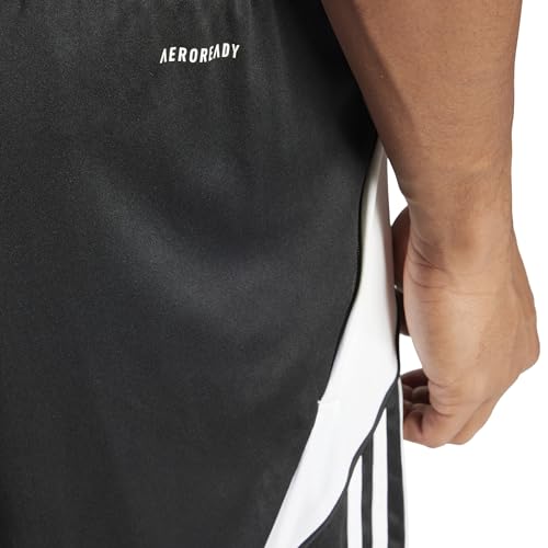 adidas Men's Tiro 24 Training Shorts, Black/White, Medium Tall4