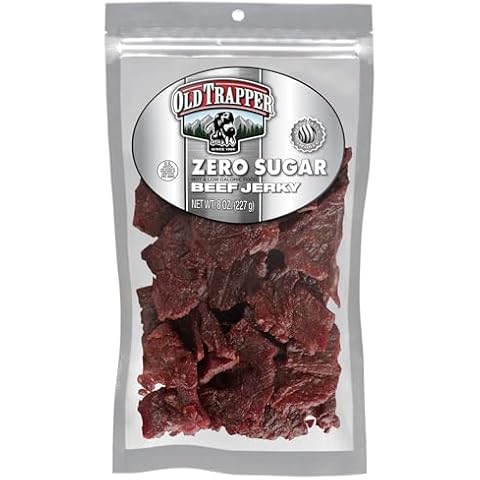 Old Trapper Zero Sugar Beef Jerky Cover