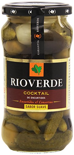 Rioverde - Cocktail de encurtidos - Sabor suave - 345 g