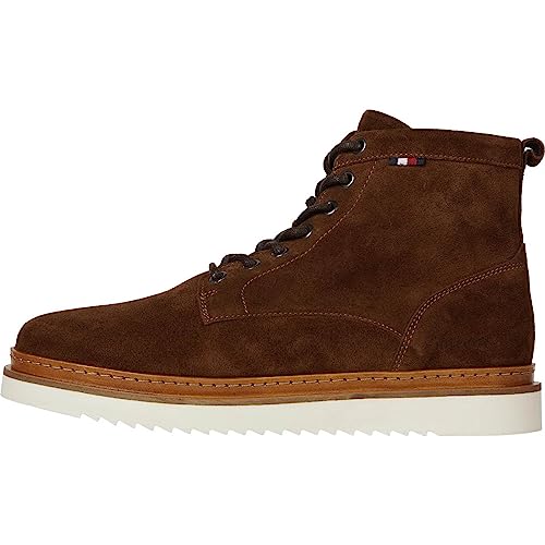 Tommy Hilfiger HILFIGER CLEATED SUEDE BOOT, braun(brown), Gr. 43