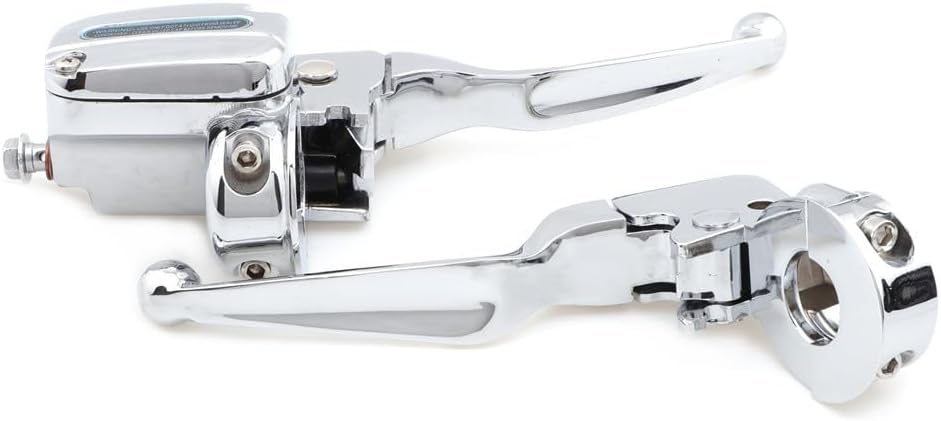 Motorcycle Chrome Brake Clutch Lever Pump Master Cylinder for Harley Touring Street Glide FLHX Electra Road Glide King 2008-2013