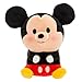 DISNEY STORE Official Mini Mix-Its Plushies – Mickey Mouse - Cute Stuffed Animals - Mix & Match Detachable Hats - Hook and Loop Strap - Plush Toys for Kids and Collectors, 7 Inch