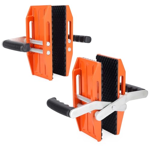 YSJWAER Doppelhand-Plattentrageklemme, 2er Set, Orange