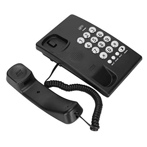 Teléfono Fijo de Escritorio con Cable FOSA Negro miniatura 4