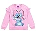 Disney Lilo & Stitch Little Girls Sweatshirt and Leggings Outfit Set Pink Stitch 7-8