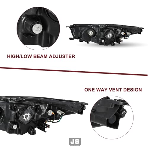 Image of JSBOYAT Headlight Assembly Fits for 2014 2015 2016 Toyota Highlander