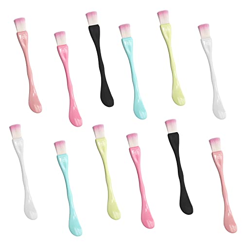 12 Pincel Espátula Para Aplicação de Máscara Argila Maquiagem Skincare