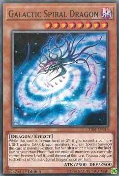 Galactic Spiral Dragon CHIM-EN016 Common Englisch Boosterfrisch 1. Auflage - Chaos Impact - mit ReCollectibles-Versandschutz - für Yu-Gi-Oh!