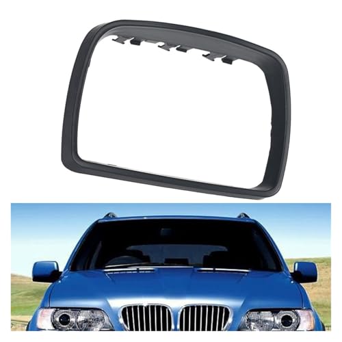Coques de rétroviseur BMW E53 X5 en ABS haute densité noir mat finition premium