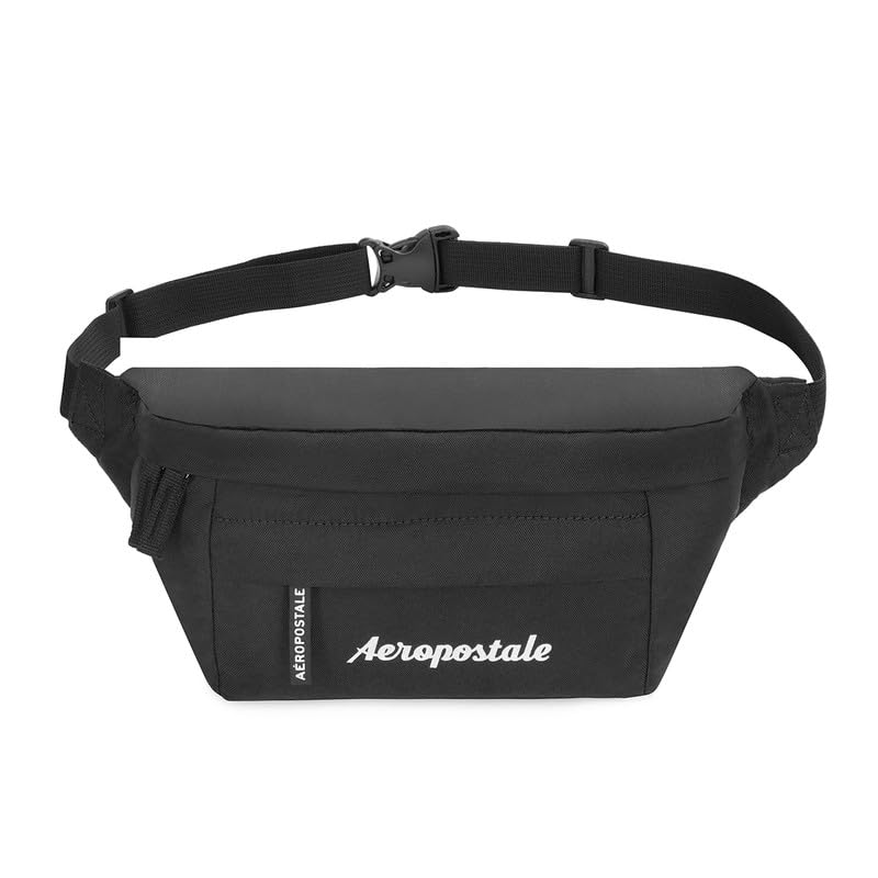 Image of Aeropostale Arbor Unisex Waist Pouch Bags & Cases - Black