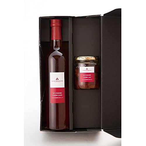 佐藤錦 飲める佐藤錦ジュース 化粧箱入 プレミアムセット (ジュース・ジャム)各1個