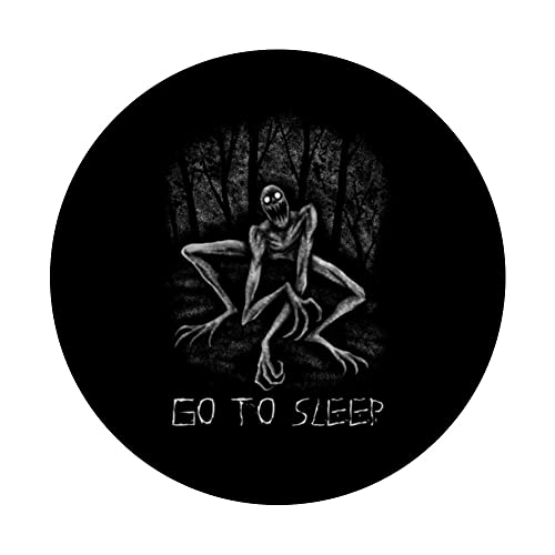 Creepy Horror Costume Cosplay Creature Rake Creepypasta PopSockets Swappable PopGrip, Black - Image 3