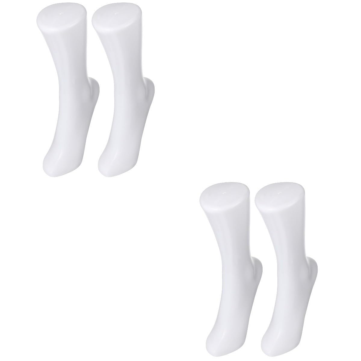 4 Pièces Chaussettes pour Accessoires De Modèle De Jambe Présentoir De Vêtements Vêtements Mannequin Bracelets en Plastique Chaussures Mannequin Chaussette Pied