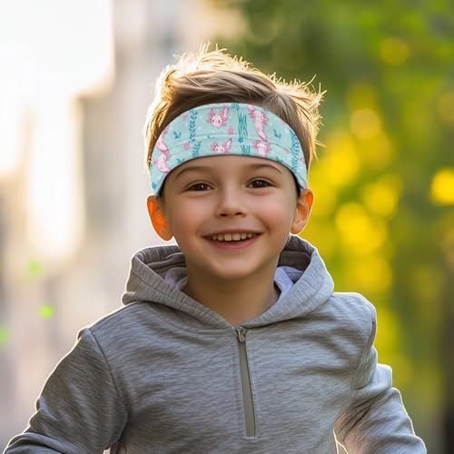 Kids Athletic Sweatbands for Workout Running Yoga Soccer Soft Stretchy Wicking Sweat2