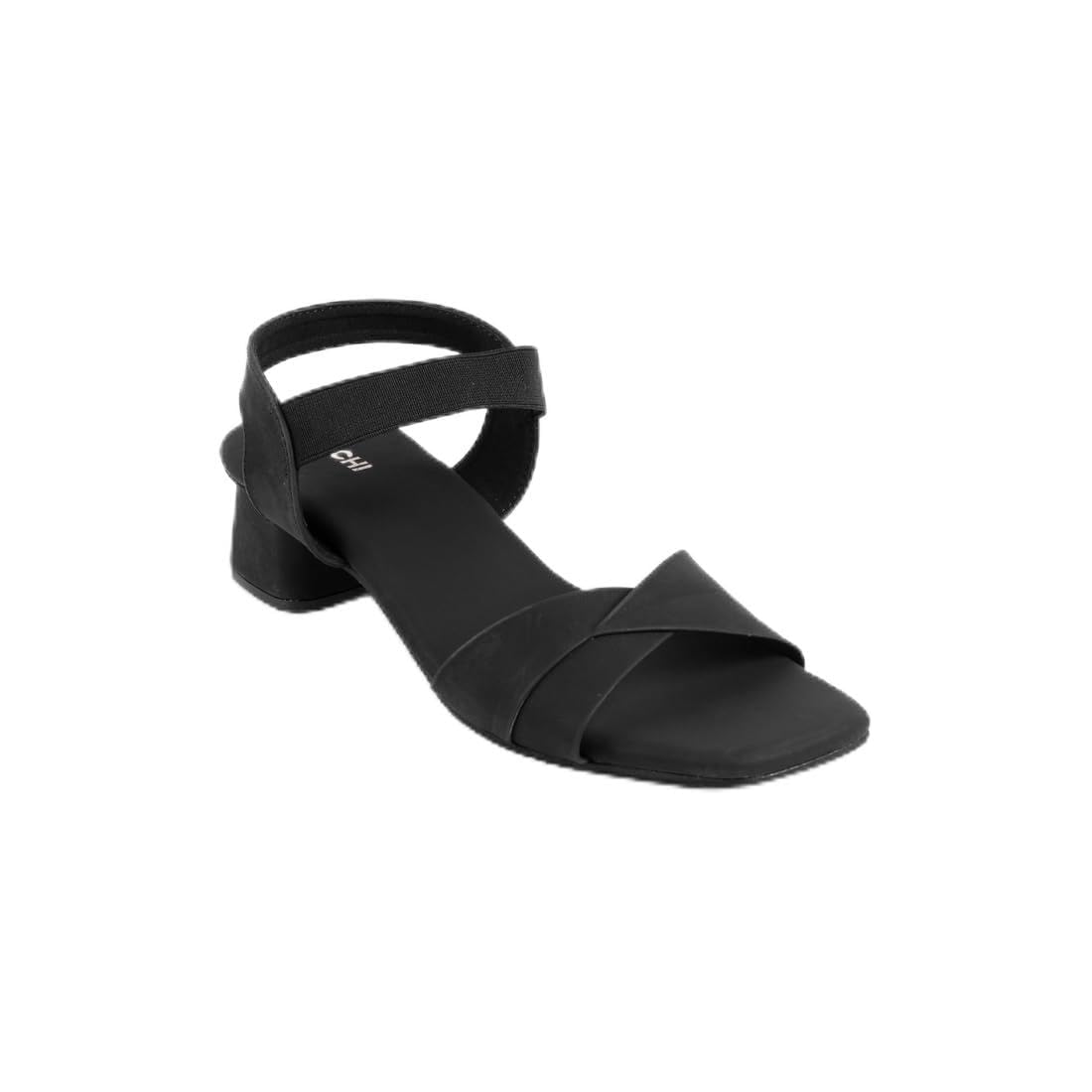 mochi Women's Black Casual - Heels-picture-40