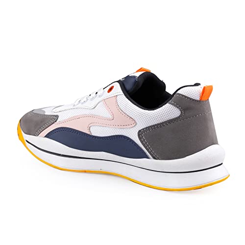 YUVRATO BAXI Men's New Casual Sports and Running Lace-Up Light Weight Shoes