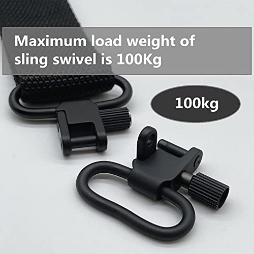 Ggyou GGQD01 Metal Sling Swivels 1 Inch Two Point Sling Clips For Rifle And Shotgun thumb #3