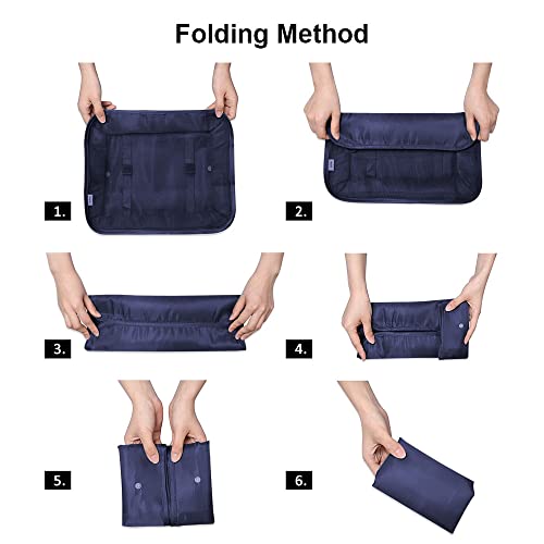 Image of OSDUE Suitcase Organizer, 7-in-1 Travel Organizer Set, Various Sizes Luggage Organizers for Travel, Clothes Bags, Shoes, Storage Bags for Cosmetics