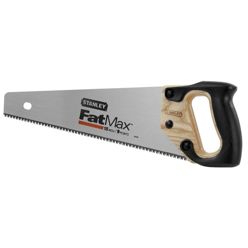 STANLEY Sierra de mano FATMAX, 15 pulgadas (20-045)